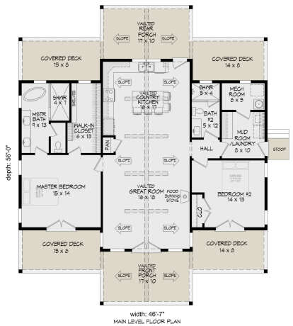 Main Floor  for House Plan #940-00749