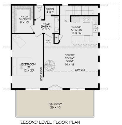 Second Floor for House Plan #940-00750