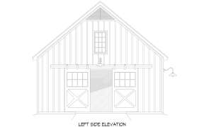 Barn House Plan #940-00751 Elevation Photo