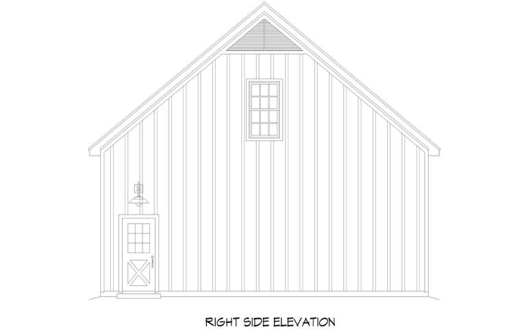 Barn House Plan #940-00751 Elevation Photo