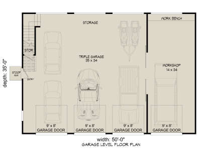 House Plan House Plan #28893 Drawing 1