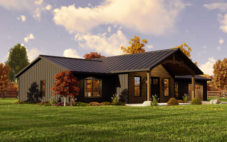 Country House Plan #5032-00230 Elevation Photo