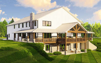 Barn House Plan #5032-00231 Elevation Photo