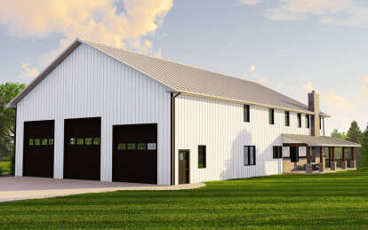 Barn House Plan #5032-00231 Elevation Photo