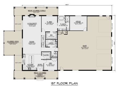 House Plan House Plan #28896 Drawing 1