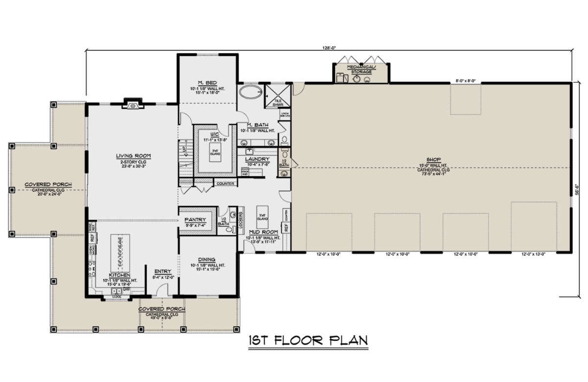 Main Floor  for House Plan #5032-00232