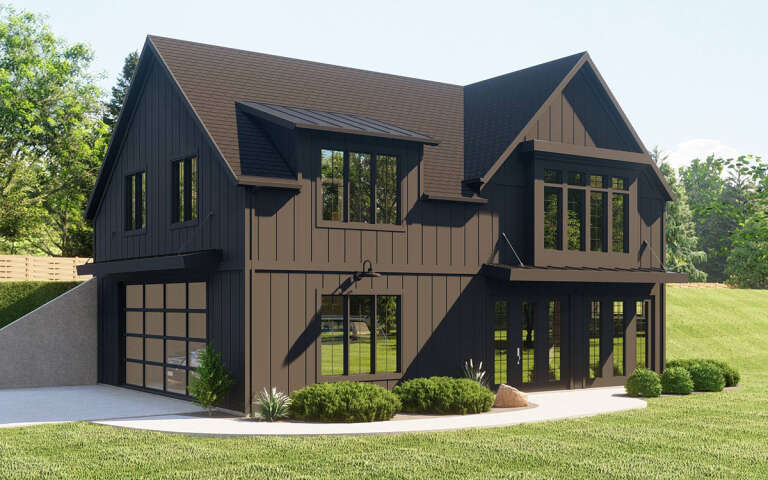 House Plan House Plan #28899 Angled Front Elevation