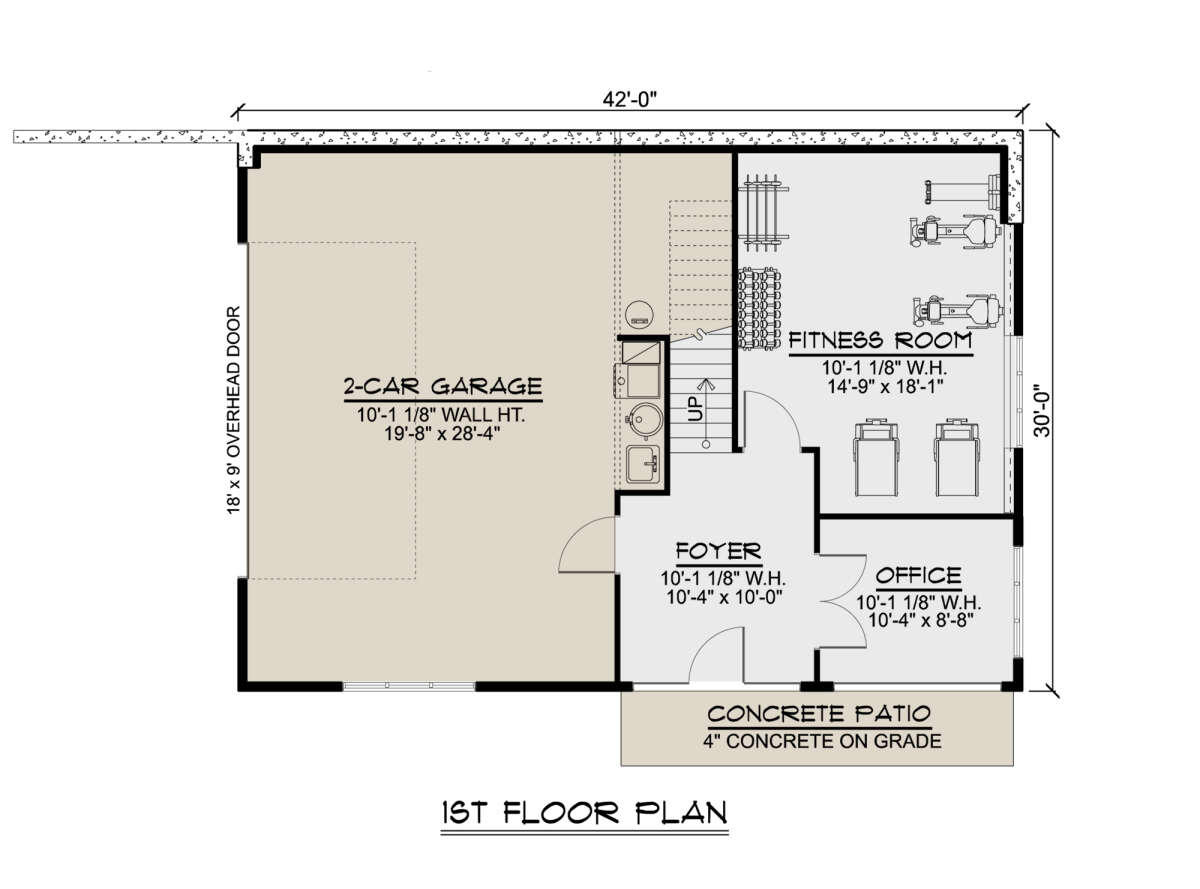 First Floor for House Plan #5032-00234