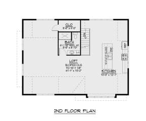 Second Floor for House Plan #5032-00234