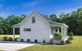 Modern Farmhouse House Plan #009-00340 Elevation Photo