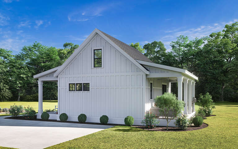 Modern Farmhouse House Plan #009-00340 Elevation Photo