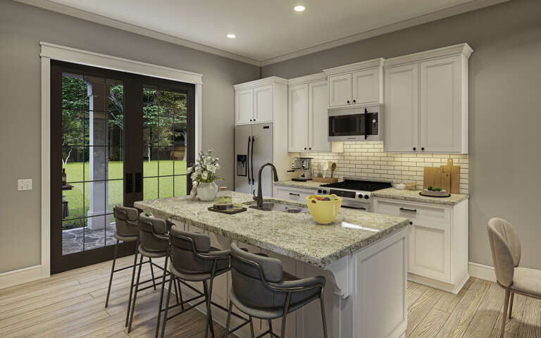 Modern Farmhouse House Plan #009-00340 Additional Photo