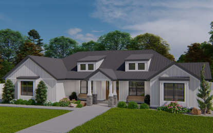 Craftsman House Plan #2802-00203 Elevation Photo