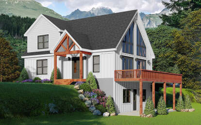 Mountain House Plan #940-00753 Elevation Photo