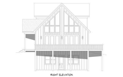Mountain House Plan #940-00753 Elevation Photo