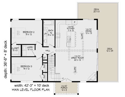 Main Floor  for House Plan #940-00753