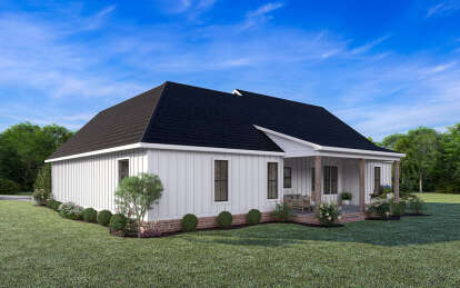 Modern Farmhouse House Plan #4534-00095 Elevation Photo