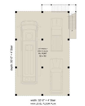First Floor for House Plan #940-00754