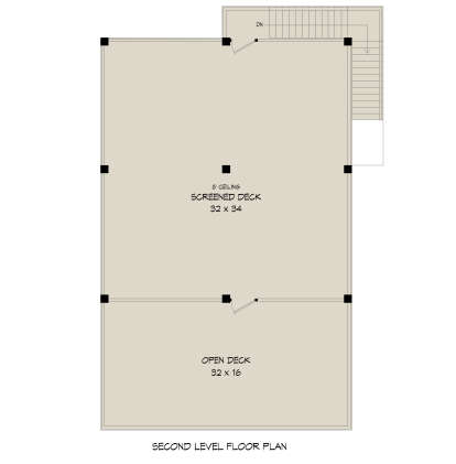 Second Floor for House Plan #940-00754