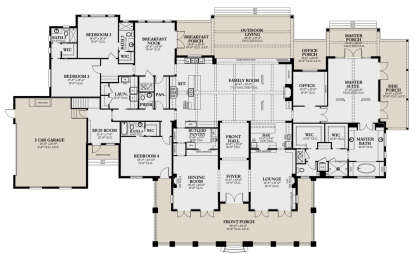 Main Floor  for House Plan #3978-00260