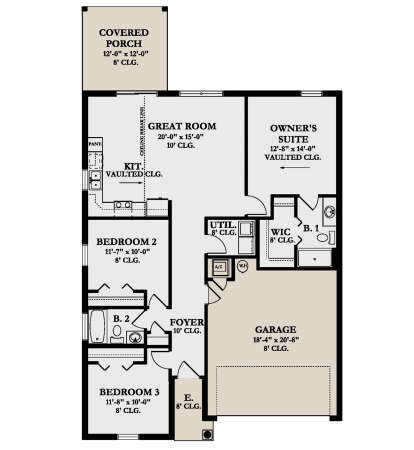 House Plan House Plan #28908 Drawing 1