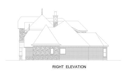 European House Plan #5445-00502 Elevation Photo