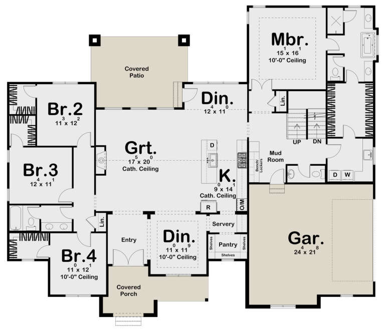 House Plan House Plan #28911 Drawing 1