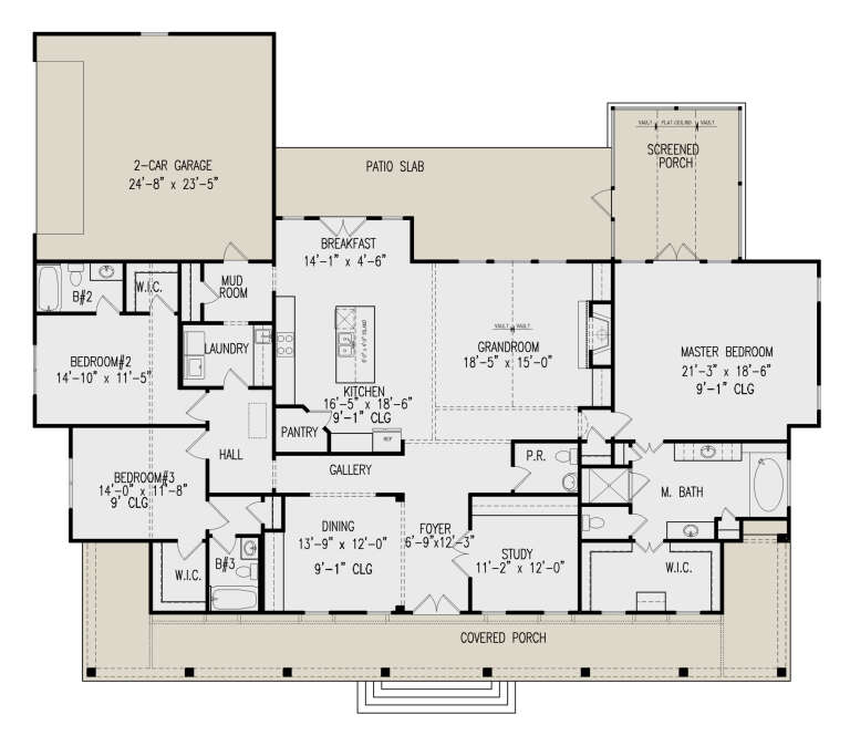 House Plan House Plan #28912 Drawing 1