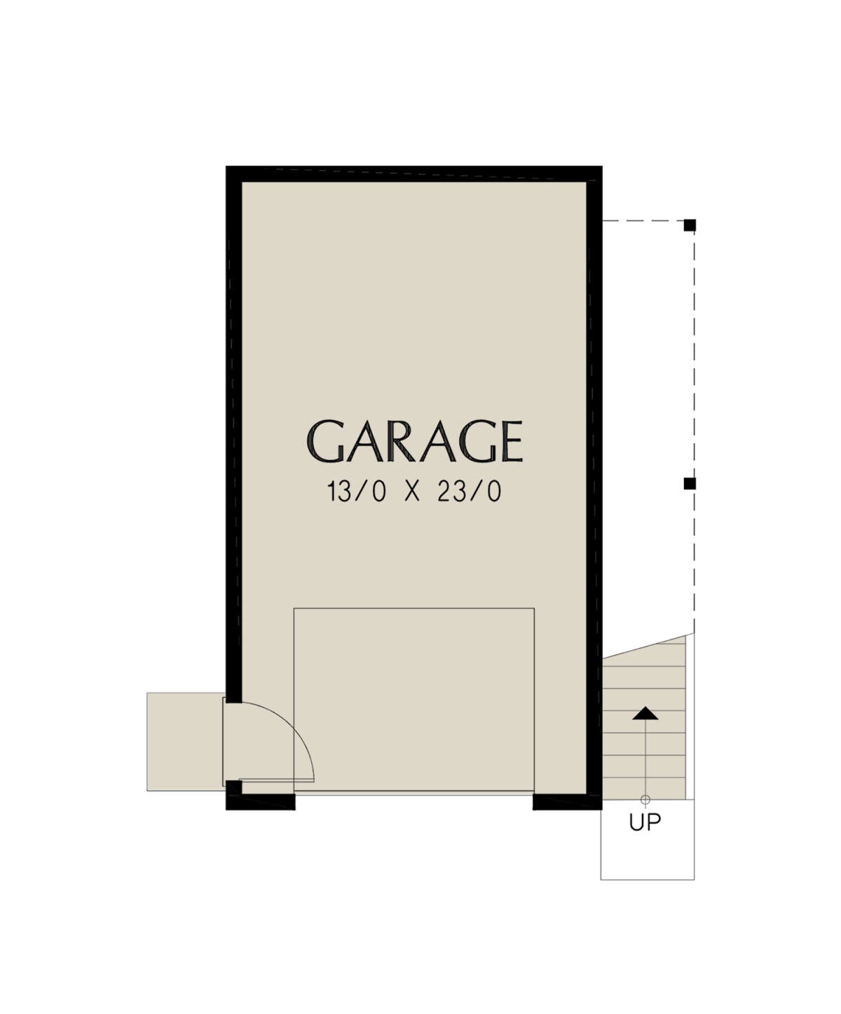 Garage Floor for House Plan #2559-00968