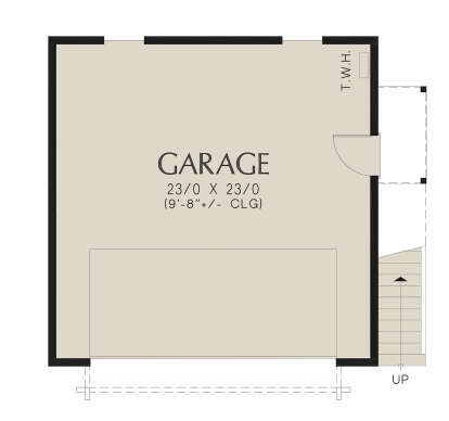 Garage Floor for House Plan #2559-00969