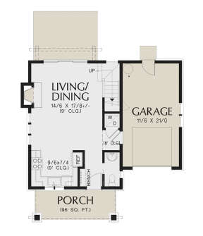 Main Floor  for House Plan #2559-00970