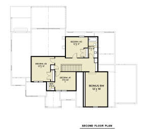 Second Floor for House Plan #2464-00095