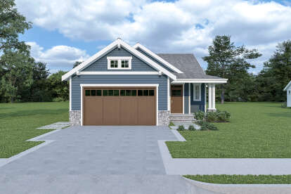 Cottage House Plan #2464-00096 Elevation Photo