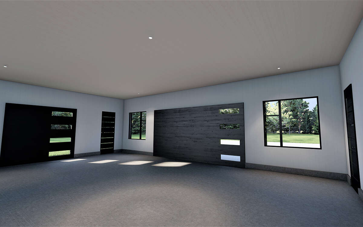 Modern 3 Car Garage Plan - 960 Square Feet | Floor Plan #6422-00086 ...