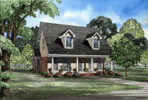 Cape Cod House Plan #110-00041 Elevation Photo