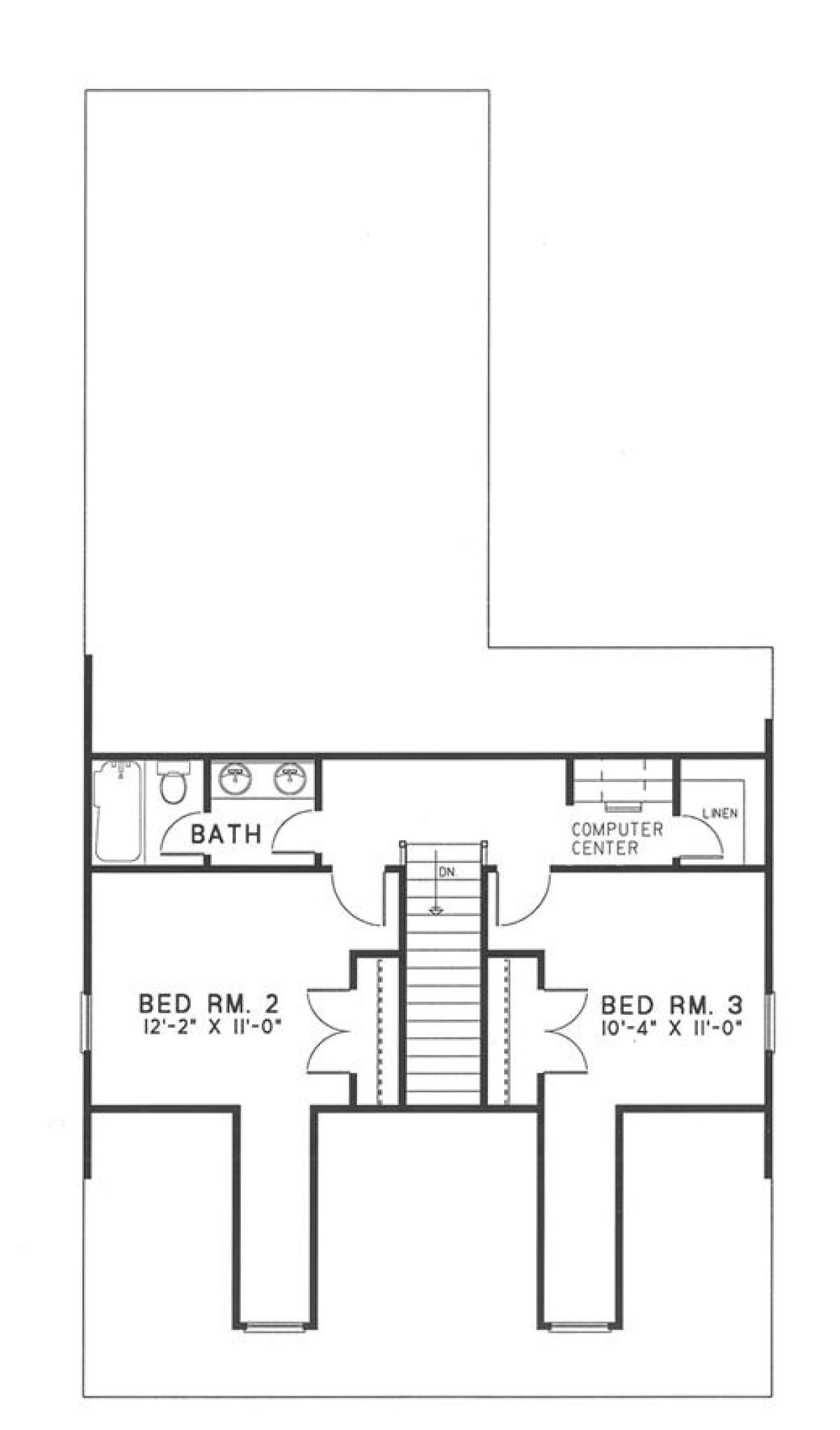 Floorplan 2 for House Plan #110-00041