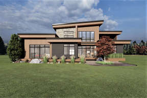 Contemporary House Plan #6422-00087 Elevation Photo