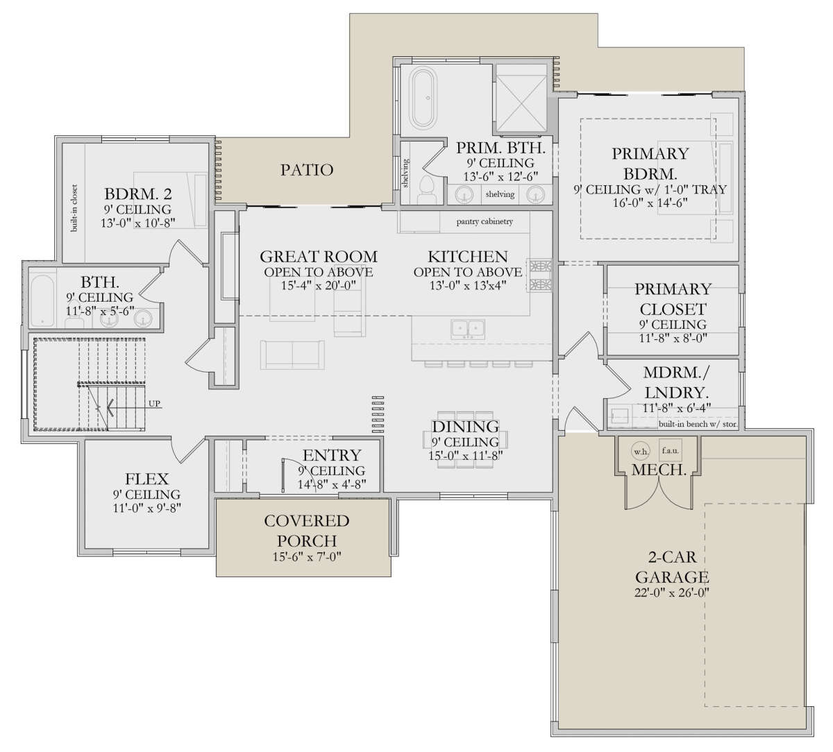 Main Floor  for House Plan #6422-00087