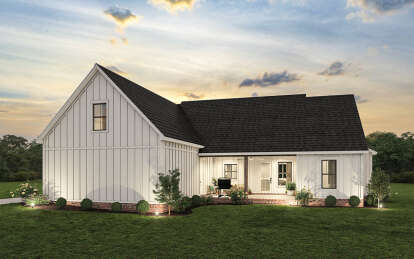 Modern Farmhouse House Plan #4534-00096 Elevation Photo