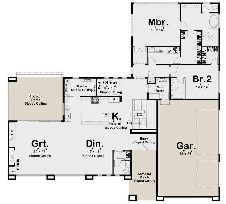 House Plan House Plan #28925 Drawing 1