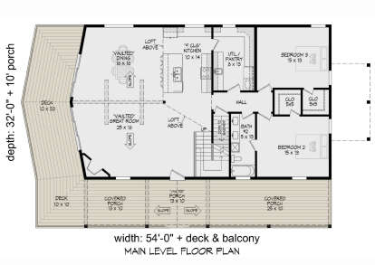 Main Floor for House Plan #940-00756