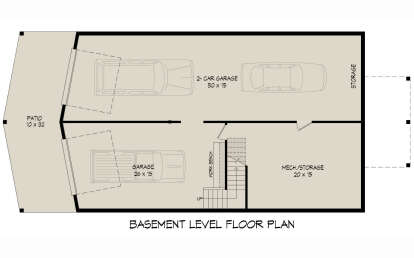 Basement/Garage for House Plan #940-00756