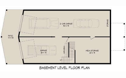 Basement/Garage for House Plan #940-00756