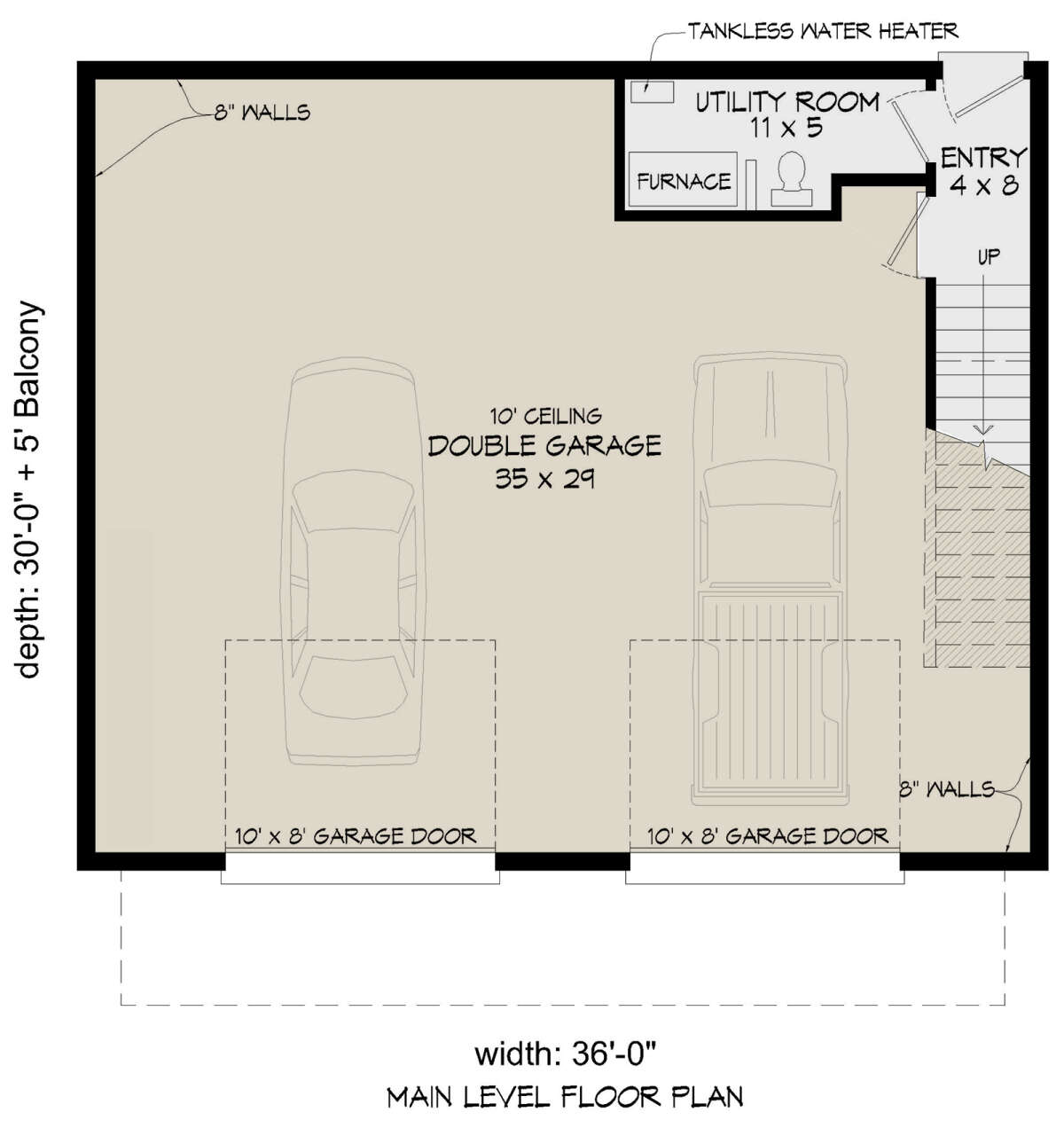 First Floor for House Plan #940-00757
