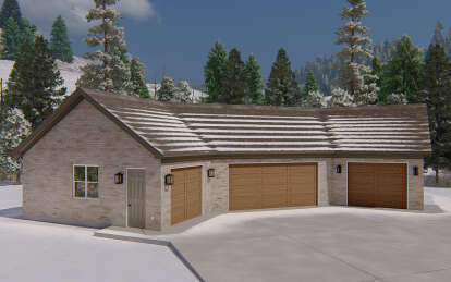 Traditional House Plan #2802-00205 Elevation Photo