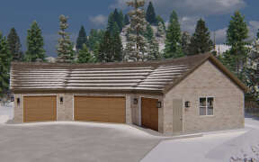 Traditional House Plan #2802-00205 Elevation Photo