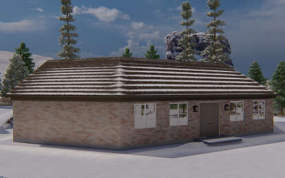 Traditional House Plan #2802-00205 Elevation Photo