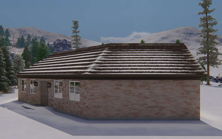 Traditional House Plan #2802-00205 Elevation Photo