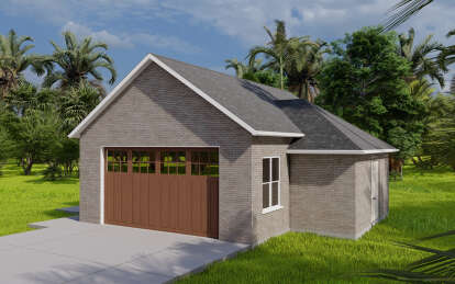 House Plan House Plan #28930 Angled Front Elevation
