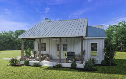 Modern Farmhouse House Plan #009-00341 Elevation Photo